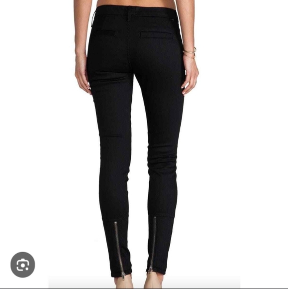 MOTHER Denim - Mother X Freja Welt Zip Muse Skinny Jeans